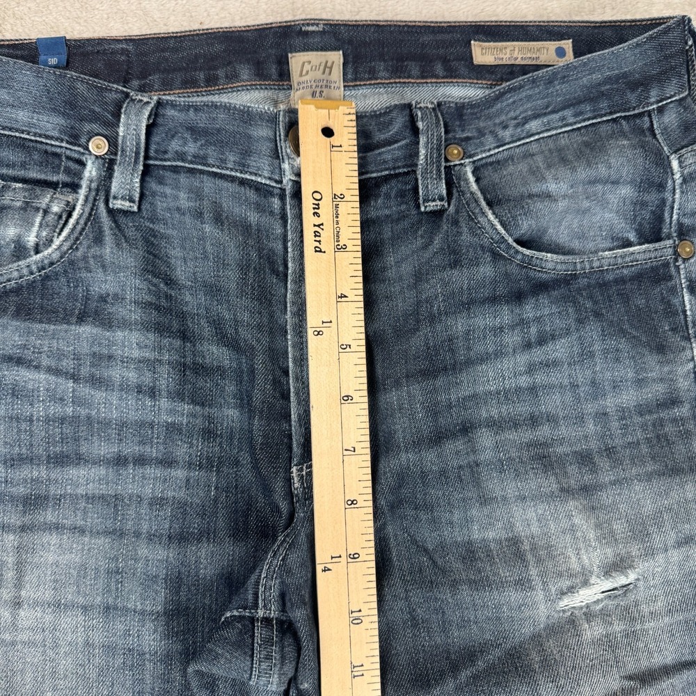Citizens of Humanity Blue Collar Garment Denim‎ Jeans Mens 33 Preowned - Picture 6 of 10